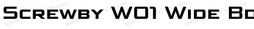 Screwby W01 Wide Bd字体转换